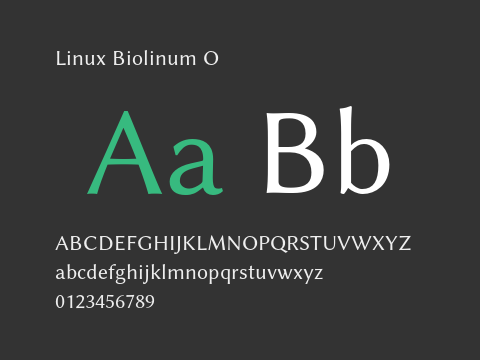 Linux Biolinum O