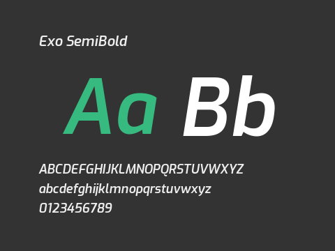 Exo SemiBold