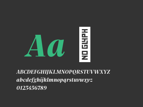 Praho Pro Test Bold Italic