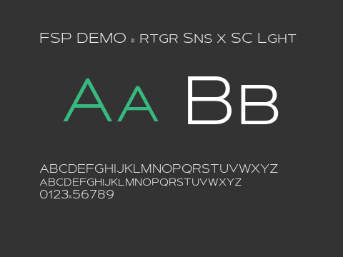 FSP DEMO - rtgr Sns x SC Lght