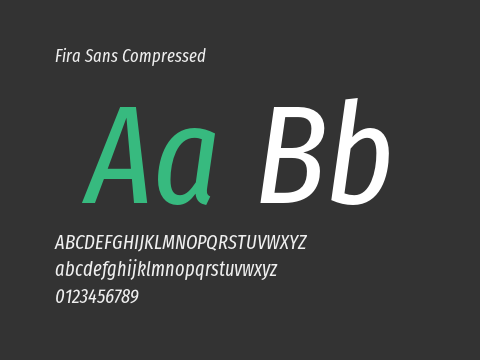 Fira Sans Compressed