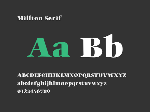 Millton Serif