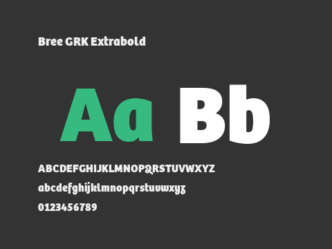 Bree GRK Extrabold