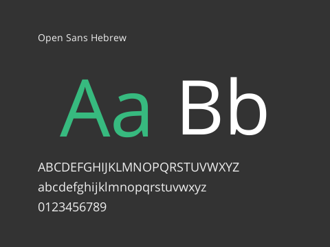 Open Sans Hebrew