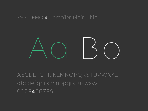 FSP DEMO - Compiler Plain Thin