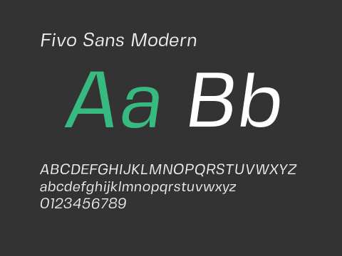 Fivo Sans Modern