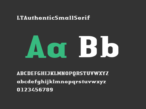 LTAuthenticSmallSerif