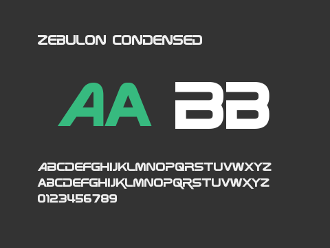 Zebulon Condensed