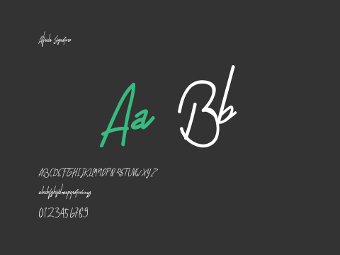 Alfrida Signature