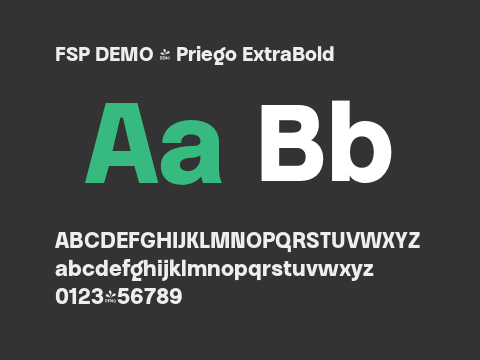 FSP DEMO - Priego ExtraBold