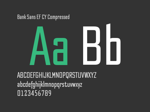 Bank Sans EF CY Compressed