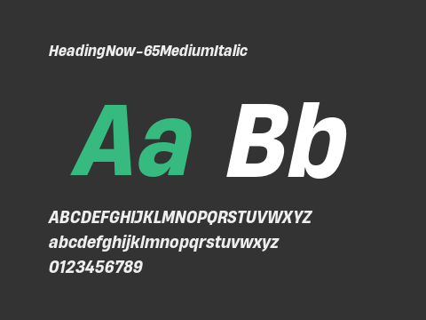 HeadingNow-65MediumItalic