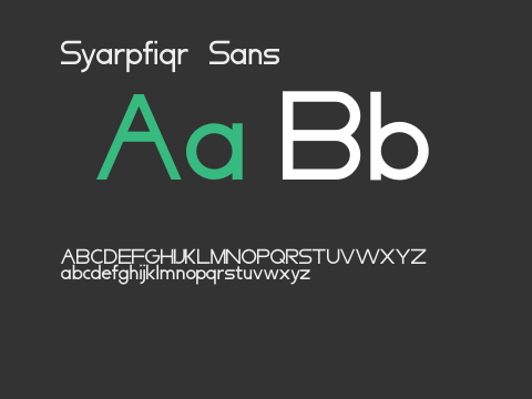 Syarpfiqr  Sans