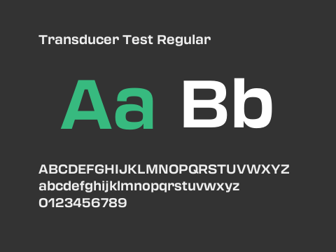 Transducer Test Regular