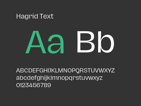 Hagrid Text