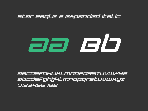 Star Eagle 2 Expanded Italic