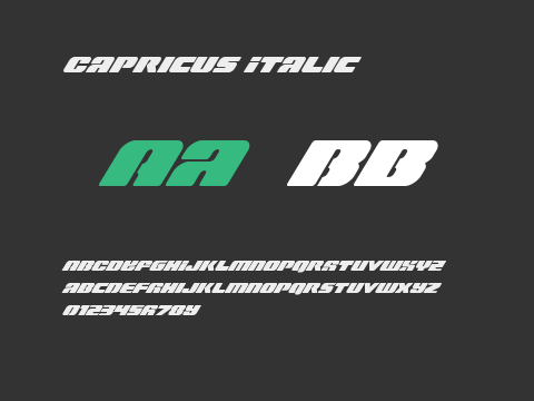 Capricus Italic