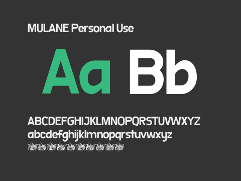 MULANE Personal Use