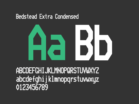 Bedstead Extra Condensed