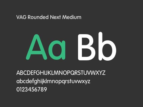 VAG Rounded Next Medium