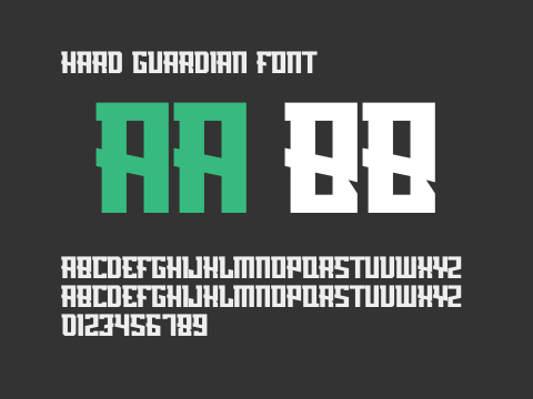 Hard Guardian Font