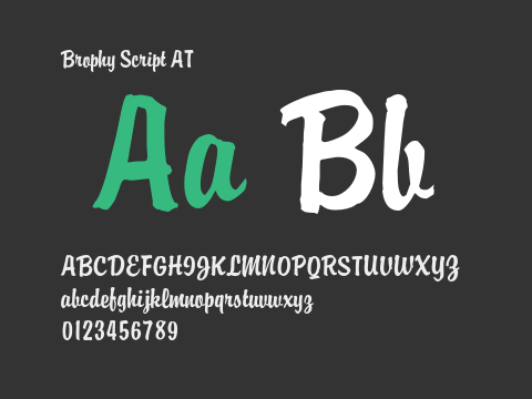 Brophy Script AT