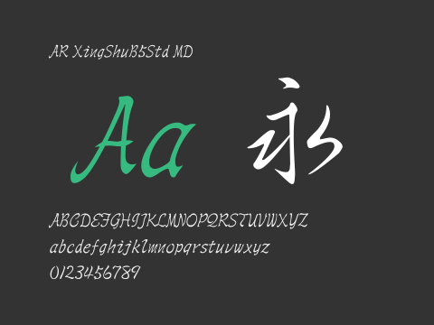 AR XingShuB5Std MD