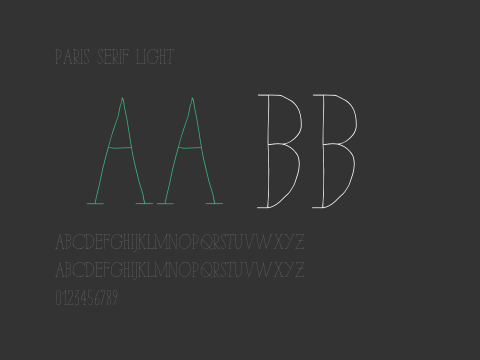 Paris Serif Light