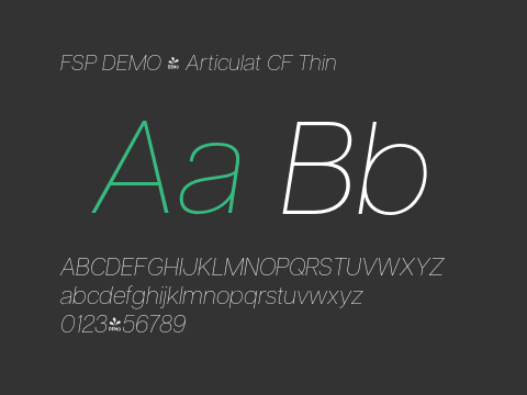 FSP DEMO - Articulat CF Thin
