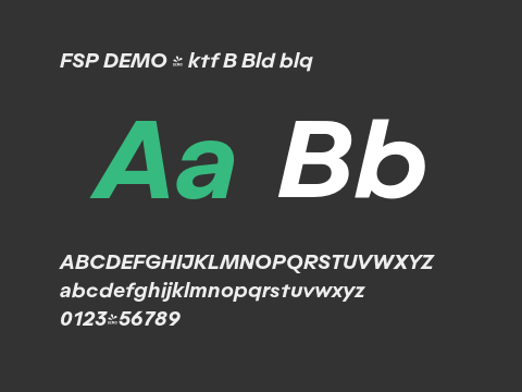 FSP DEMO - ktf B Bld blq