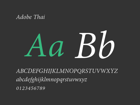 Adobe Thai