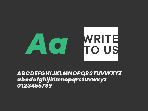 TT Fors ExtraBold Italic