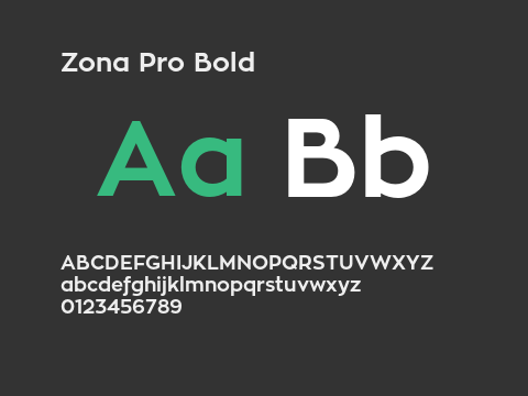 Zona Pro Bold