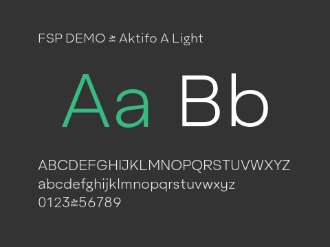 FSP DEMO - Aktifo A Light