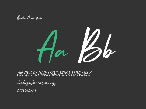 Belle Amour Italic