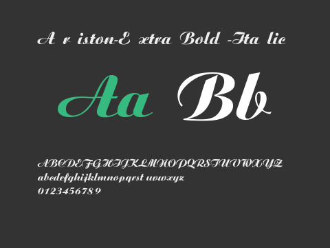 Ariston-ExtraBold-Italic