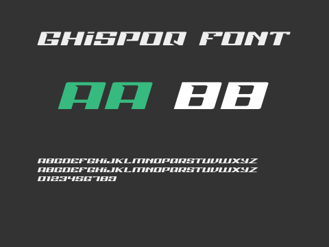 Ghispoq Font