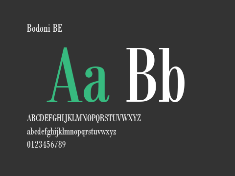 Bodoni BE