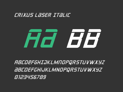 Crixus Laser Italic