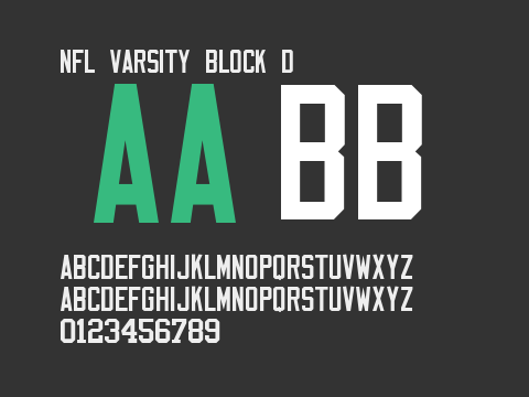 NFL Varsity Block D