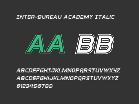 Inter-Bureau Academy Italic