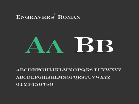 Engravers' Roman