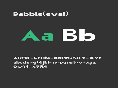 Dabble(eval)