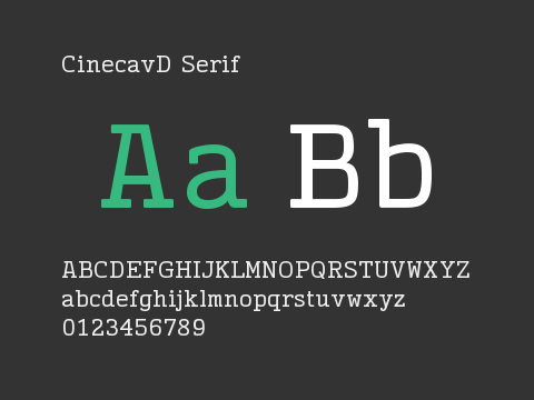 CinecavD Serif