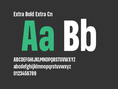 Extra Bold Extra Cn