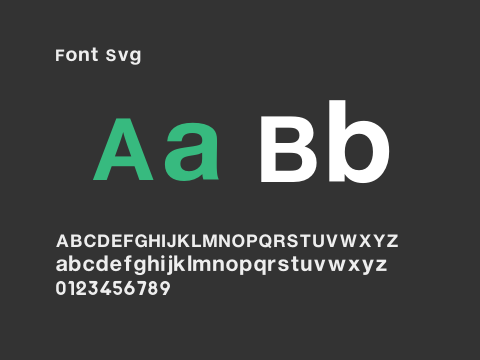 Font Svg