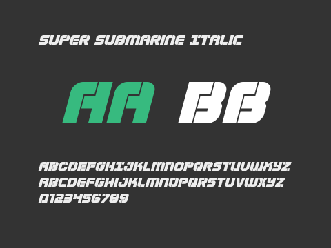 Super Submarine Italic