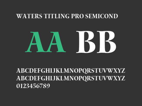 Waters Titling Pro Semicond