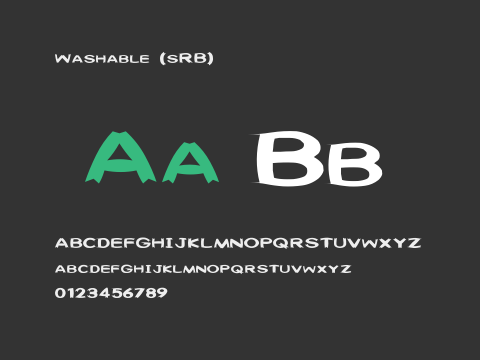 Washable (sRB)