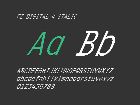 FZ DIGITAL 4 ITALIC